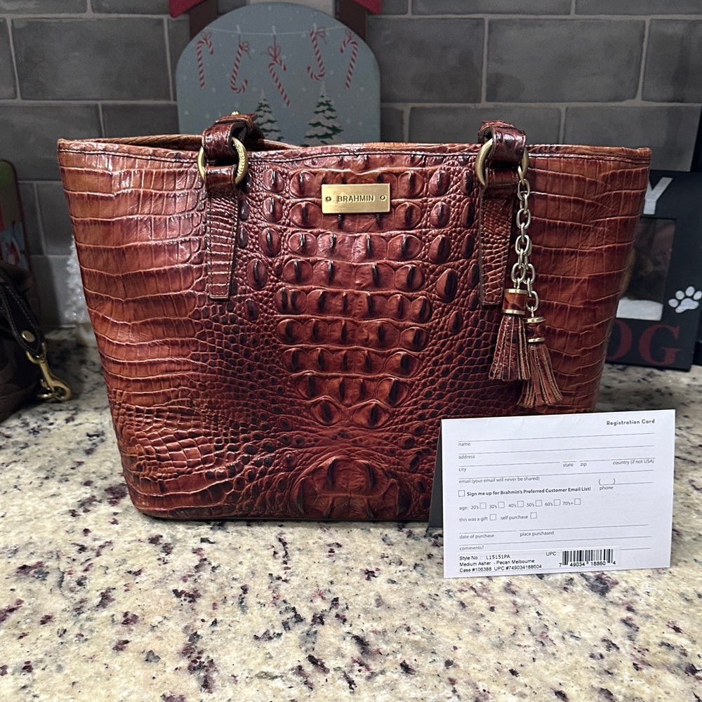 Brahmin Medium Asher Pecan Melbourne